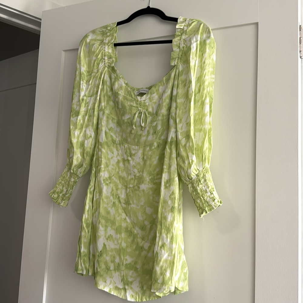 Green and white Faithful the Brand Dress